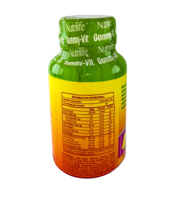 Gomitas Vitaminadas Multivitaminics - Gummy Vit Nutrilife - izquierda