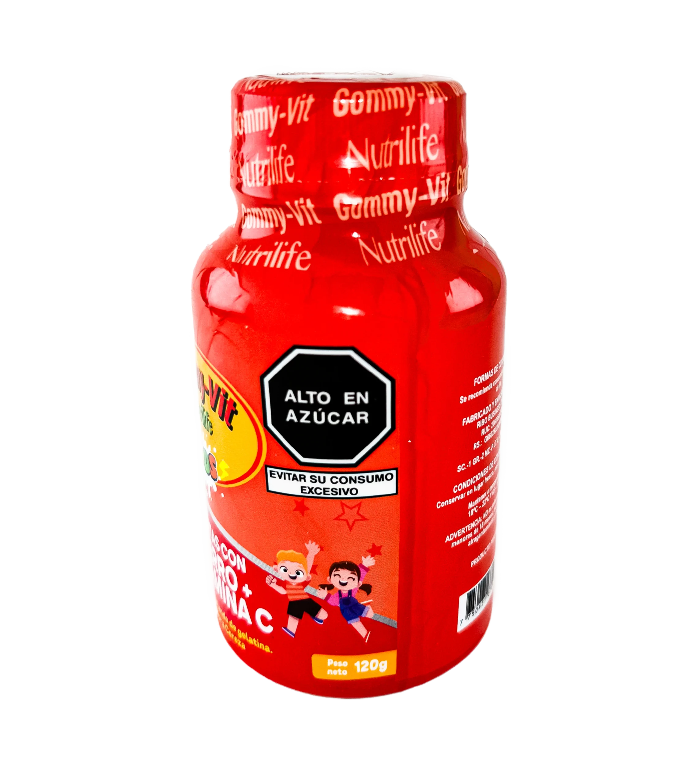 Gomitas vitaminadas con Hierro + Vitamina C - derecha