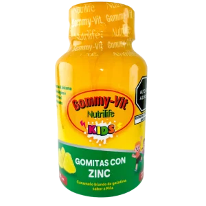 Gomitas vitaminadas con Zinc - frontal - Gummy Vit Nutrilife