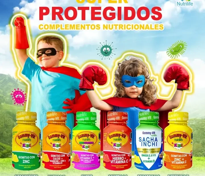 Variedad de Gomitas con vitaminas para niños - Gommy Vit Nutrilife