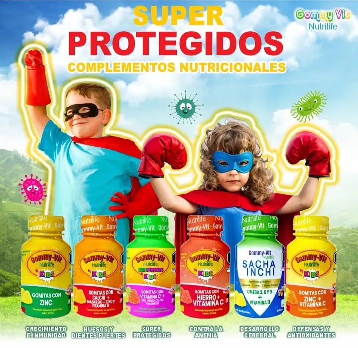Variedad de Gomitas con vitaminas para niños - Gommy Vit Nutrilife