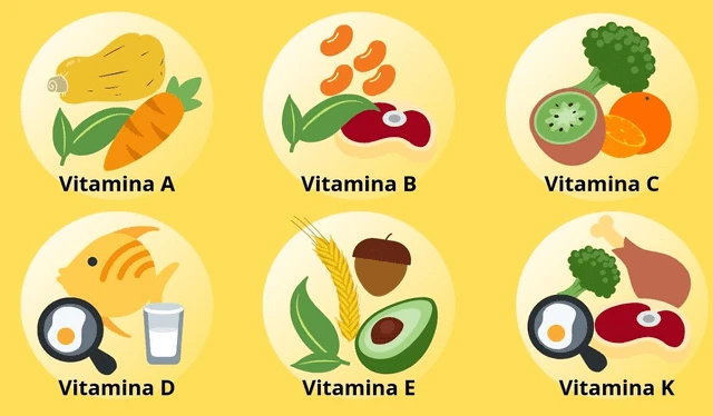 Vitaminas A, B, C, D, E y K - Beneficios de las Gomitas-Gommy Vit Nutrilife